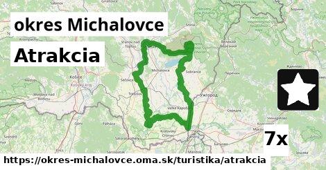 Atrakcia, okres Michalovce