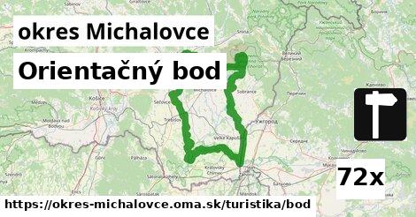 Orientačný bod, okres Michalovce