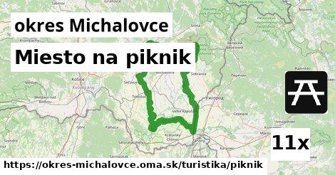 Miesto na piknik, okres Michalovce