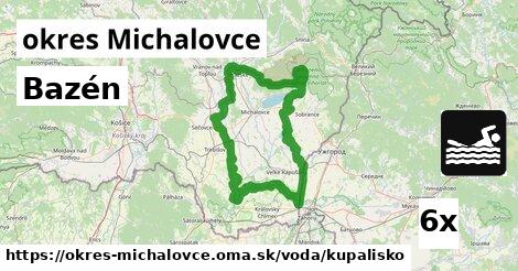 Bazén, okres Michalovce