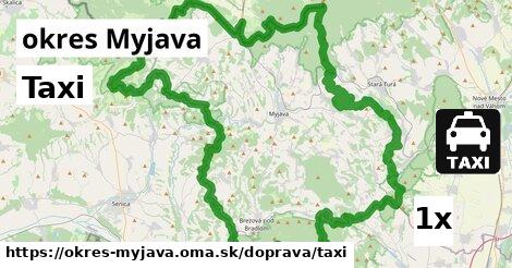 Taxi, okres Myjava