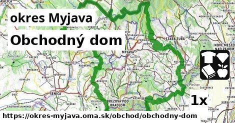 Obchodný dom, okres Myjava