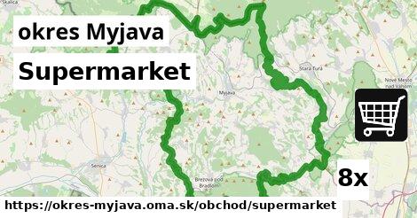 Supermarket, okres Myjava