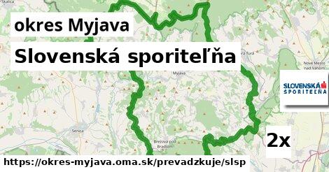 Slovenská sporiteľňa, okres Myjava