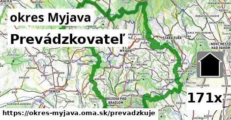 prevádzkovateľ v okres Myjava