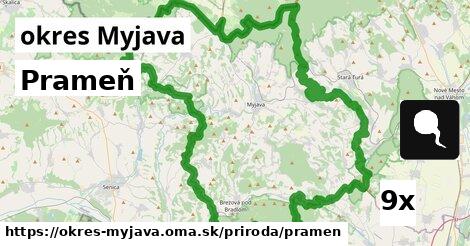 Prameň, okres Myjava