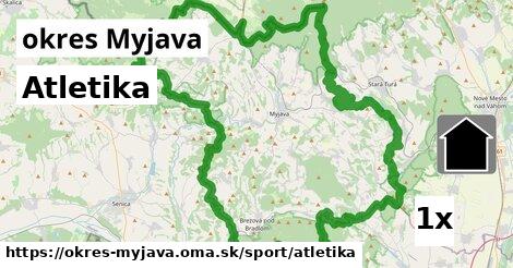 Atletika, okres Myjava