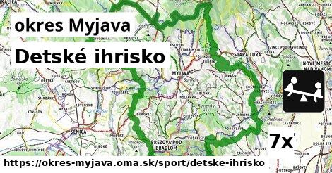 Detské ihrisko, okres Myjava