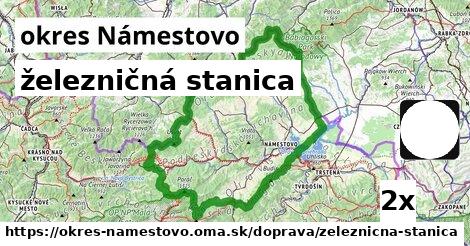 železničná stanica, okres Námestovo