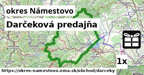 Darčeková predajňa, okres Námestovo