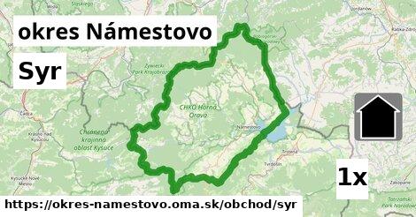 Syr, okres Námestovo