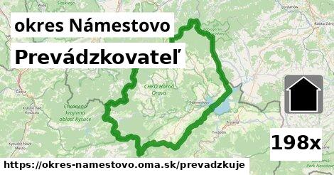 prevádzkovateľ v okres Námestovo