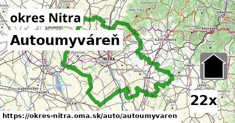 Autoumyváreň, okres Nitra