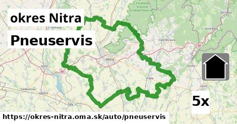 Pneuservis, okres Nitra