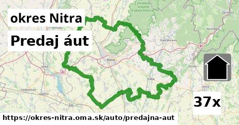 Predaj áut, okres Nitra