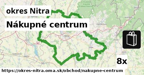 Nákupné centrum, okres Nitra