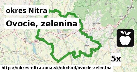 Ovocie, zelenina, okres Nitra