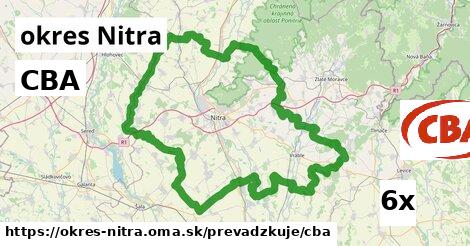 CBA, okres Nitra