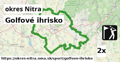 Golfové ihrisko, okres Nitra