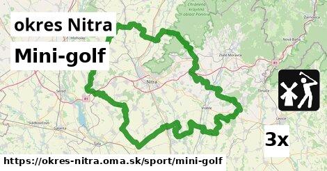 Mini-golf, okres Nitra