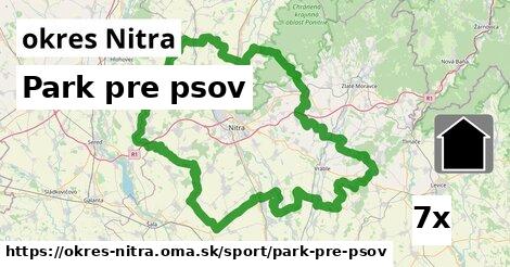 Park pre psov, okres Nitra