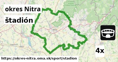 štadión, okres Nitra