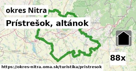 Prístrešok, altánok, okres Nitra