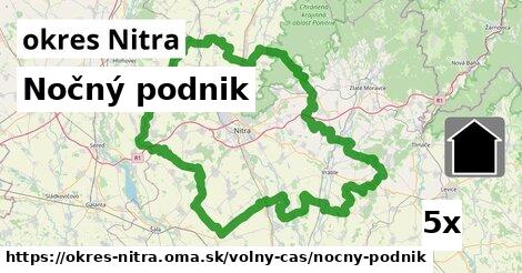 Nočný podnik, okres Nitra