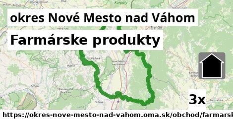 farmárske produkty v okres Nové Mesto nad Váhom