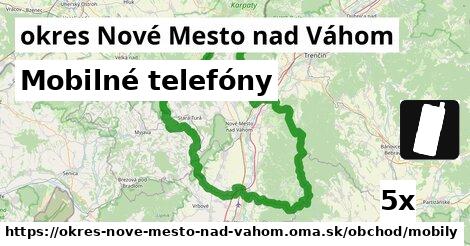 Mobilné telefóny, okres Nové Mesto nad Váhom