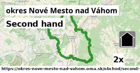 Second hand, okres Nové Mesto nad Váhom