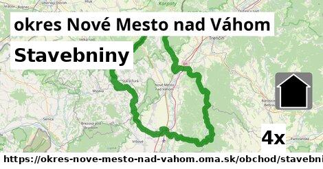 Stavebniny, okres Nové Mesto nad Váhom