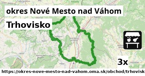 trhovisko v okres Nové Mesto nad Váhom