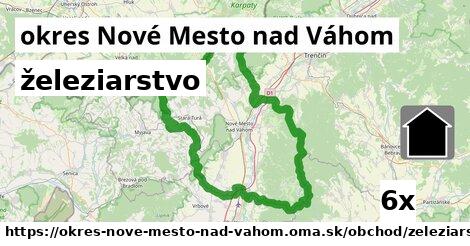 železiarstvo, okres Nové Mesto nad Váhom