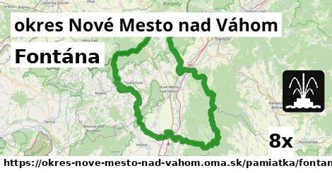 Fontána, okres Nové Mesto nad Váhom