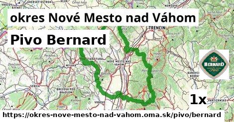 pivo Bernard v okres Nové Mesto nad Váhom