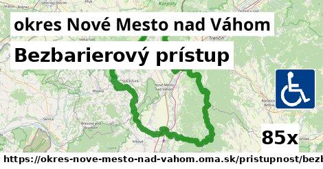 Bezbarierový prístup, okres Nové Mesto nad Váhom