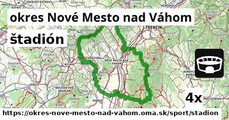 štadión, okres Nové Mesto nad Váhom