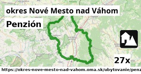 Penzión, okres Nové Mesto nad Váhom