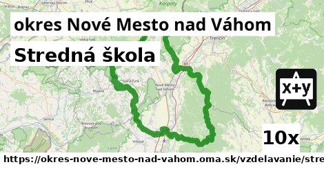 Stredná škola, okres Nové Mesto nad Váhom