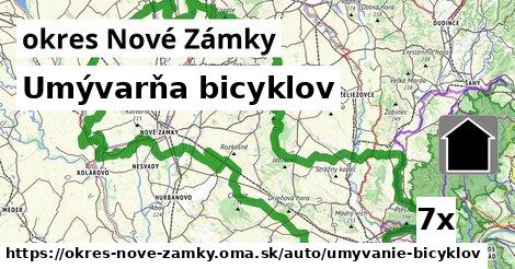 Umývarňa bicyklov, okres Nové Zámky