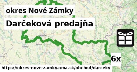 Darčeková predajňa, okres Nové Zámky