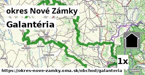 Galantéria, okres Nové Zámky