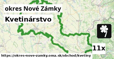 Kvetinárstvo, okres Nové Zámky