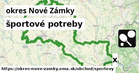 športové potreby, okres Nové Zámky