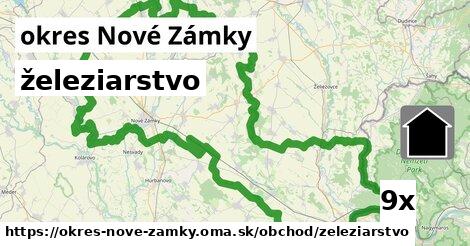 železiarstvo, okres Nové Zámky