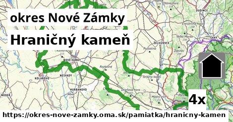 Hraničný kameň, okres Nové Zámky