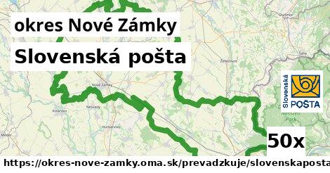 Slovenská pošta, okres Nové Zámky