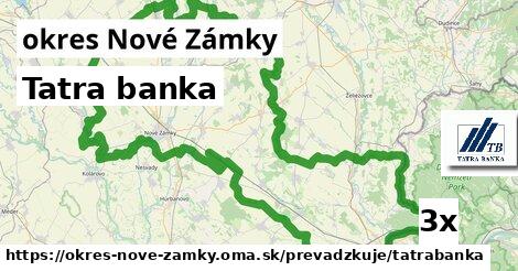 Tatra banka, okres Nové Zámky