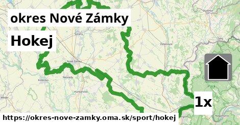 Hokej, okres Nové Zámky